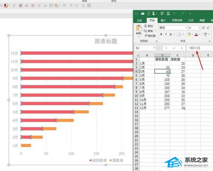 PPT如何制作上下阶梯效果？PPT条形图制作上下阶梯效果的方法